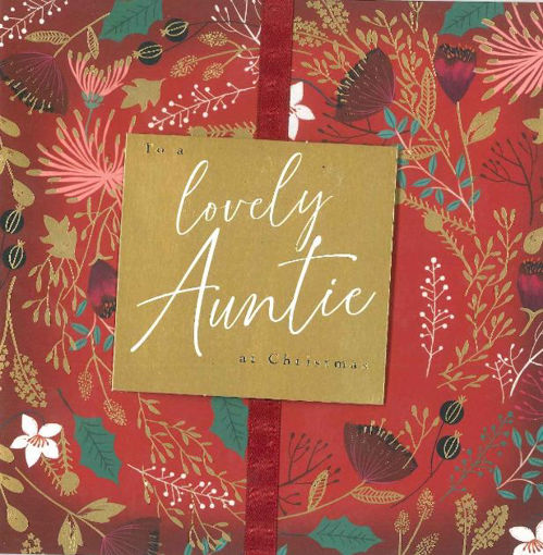 Picture of LOVELY AUNTIE CHRISTMAS CARD